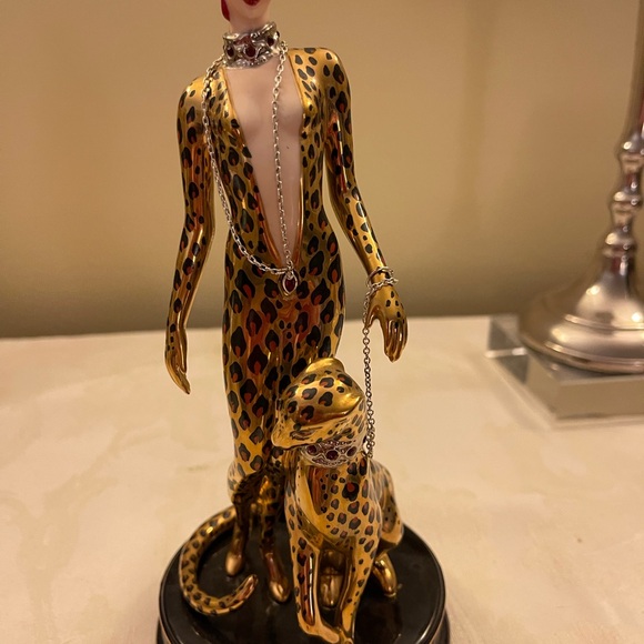 Leopard figuring by Erte - Picture 12 of 12